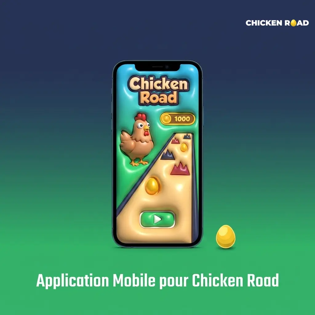 Application mobile Chicken Road sur Android et iOS pour jouer partout en France avec interface tactile optimisée