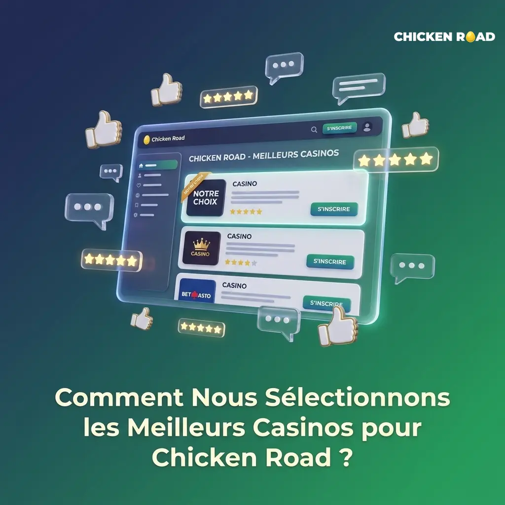 Experts analysant les critères de sélection des meilleurs casinos pour Chicken Road en ligne